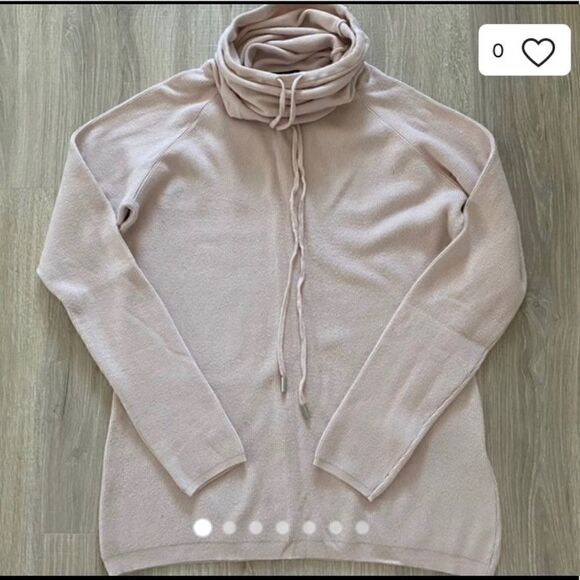 Lord & Taylor Blush funnel neck sweater - Picture 2 of 12